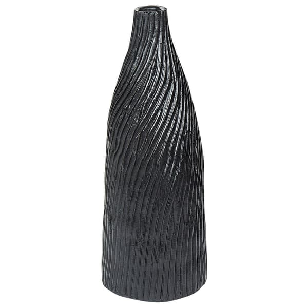Koristeellinen maljakko FLORENTIA Keramiikka 50 cm Musta Lumarko!