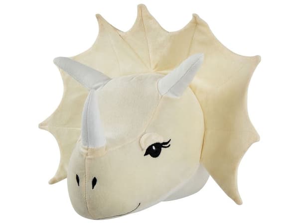 Barnväggdekoration Dinosaur REXX Bomull Ljusbeige 29 cm Lumarko!