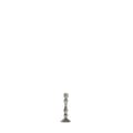 Miniatyrbild 1 av 3: FURNLUX LJUSSTAKE INGRID SILVER 4CM