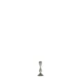 Miniatyrbild 1 av 3: FURNLUX LJUSSTAKE INGRID SILVER 4CM