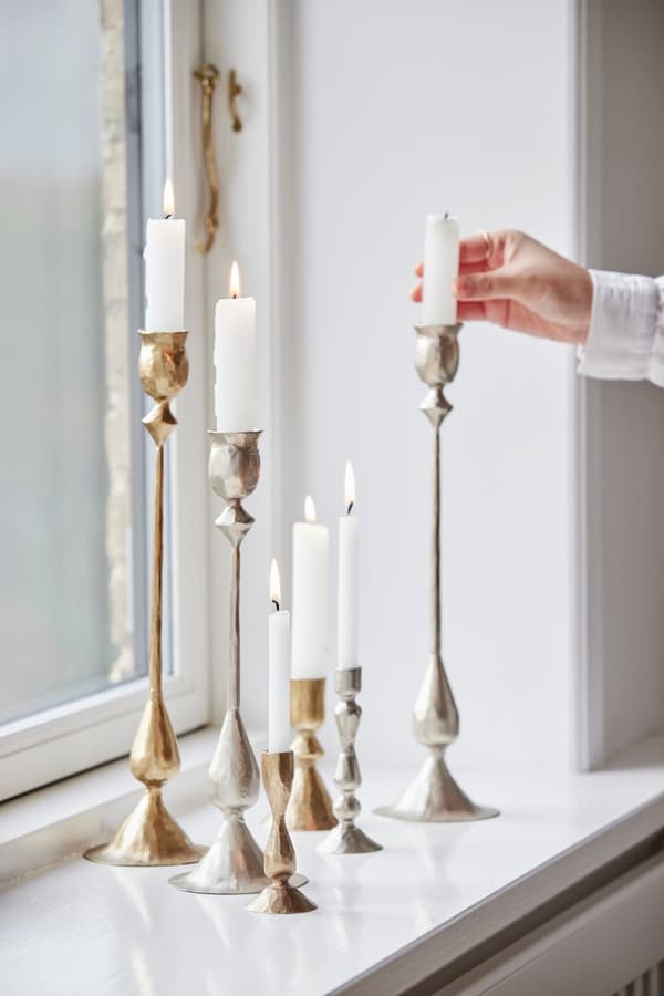 FURNLUX LJUSSTAKE INGRID GULD 4CM