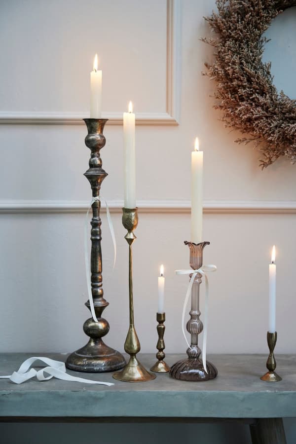 FURNLUX LJUSSTAKE INGRID GULD 4CM