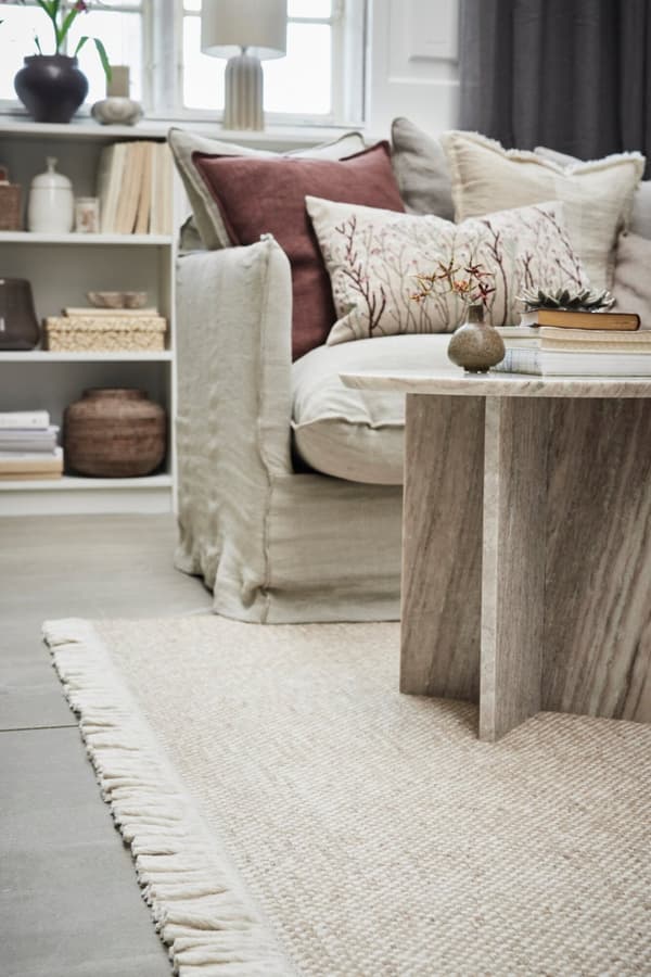 FURNLUX LJUSSTAKE ELINA BEIGE 15CM