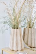 Miniatyrbild 5 av 9: FURNLUX VAS VALINA BEIGE 20CM