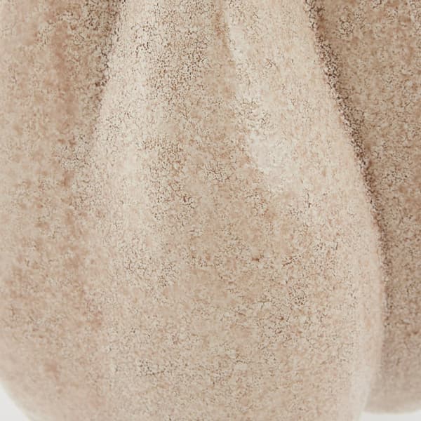 FURNLUX VAS VALONA BEIGE 27CM