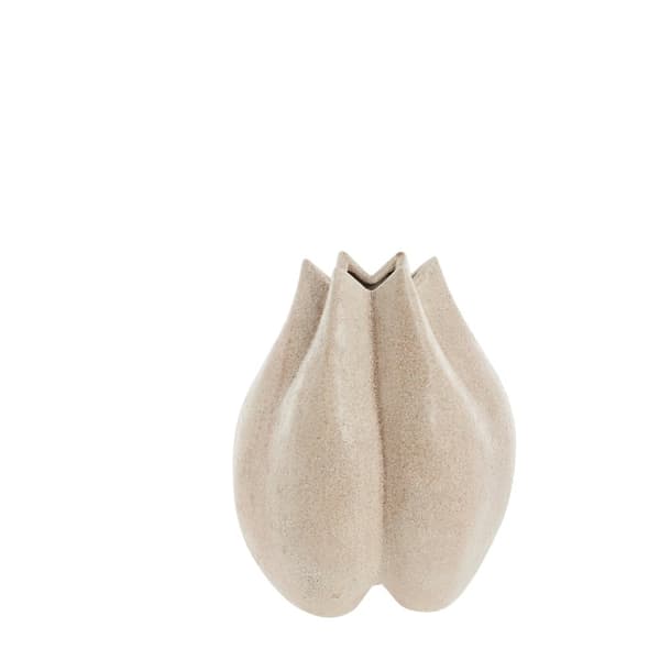 FURNLUX VAS VALONA BEIGE 27CM