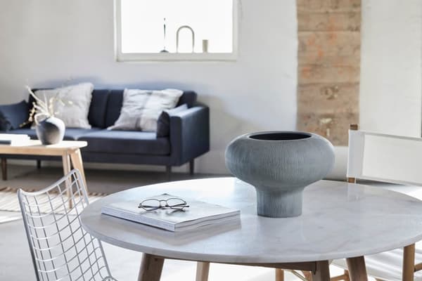 FURNLUX VAS SAMARA GRÅ 32CM