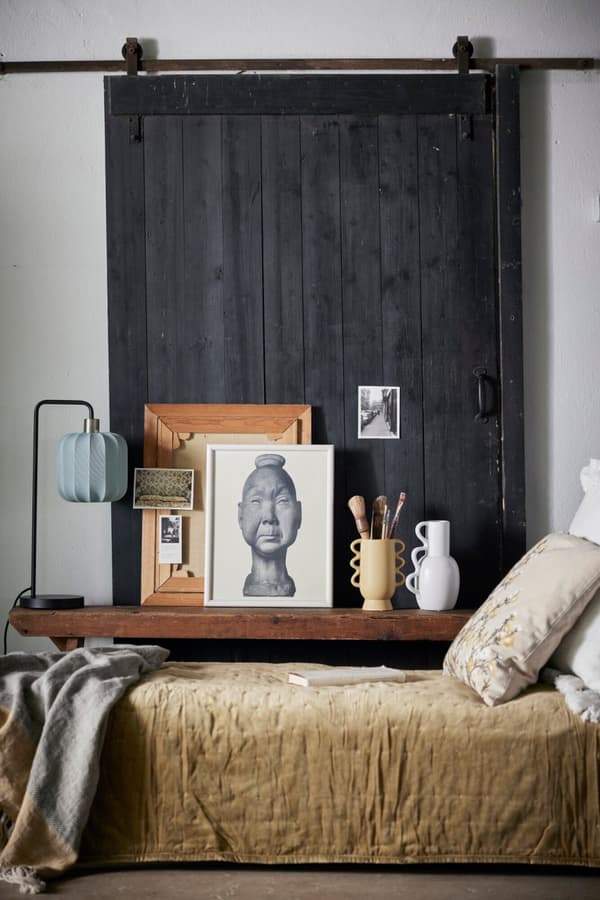 FURNLUX FILT ANA GRÅ 130CM