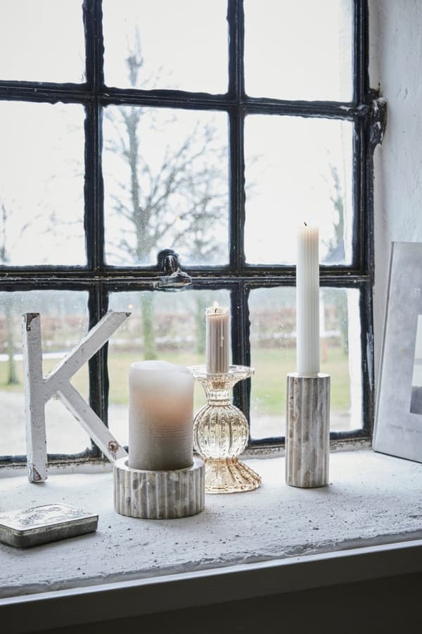 FURNLUX LJUSSTAKE ELIANA BEIGE 10CM
