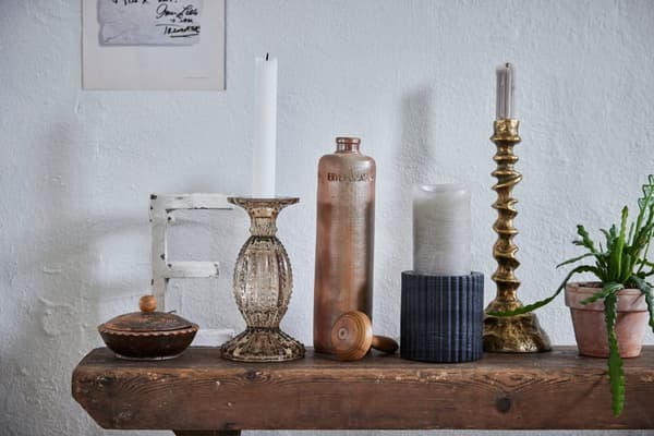 FURNLUX LJUSSTAKE ELIANA SVART 10CM