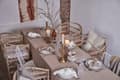 Miniatyrbild 5 av 5: FURNLUX BORDSDUK ANGELA BEIGE 140CM