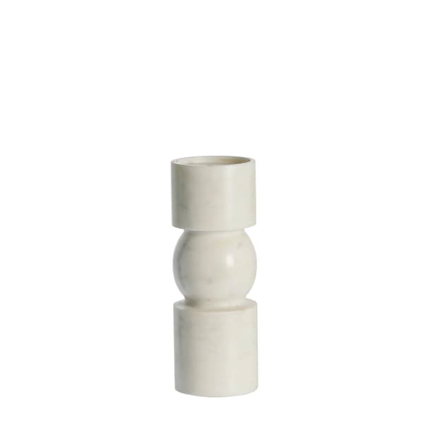 FURNLUX LJUSSTAKE ELLIA VIT 9CM