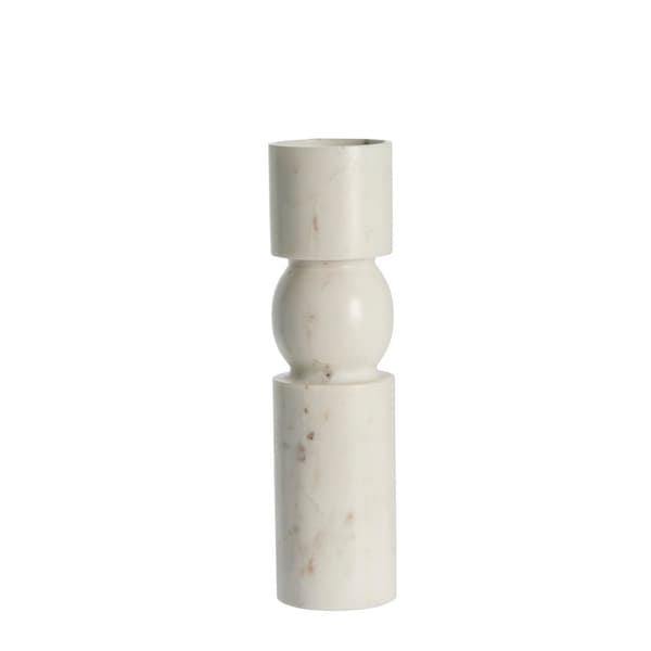 FURNLUX LJUSSTAKE ELLIA VIT 9CM