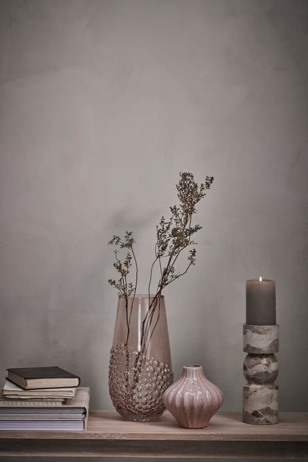 FURNLUX LJUSSTAKE ELLIA BEIGE 9CM
