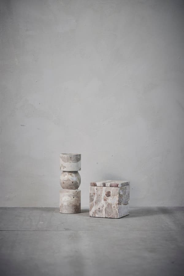 FURNLUX LJUSSTAKE ELLIA BEIGE 9CM