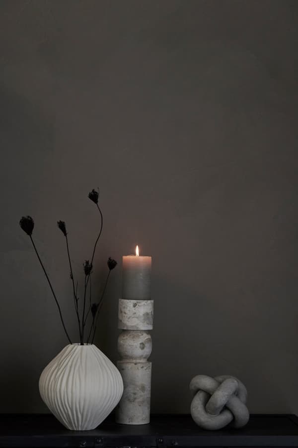 FURNLUX LJUSSTAKE ELLIA BEIGE 9CM