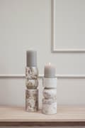 Miniatyrbild 6 av 11: FURNLUX LJUSSTAKE ELLIA BEIGE 9CM
