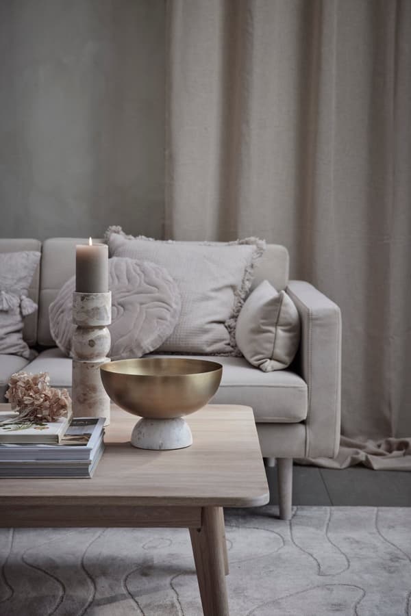FURNLUX LJUSSTAKE ELLIA BEIGE 9CM