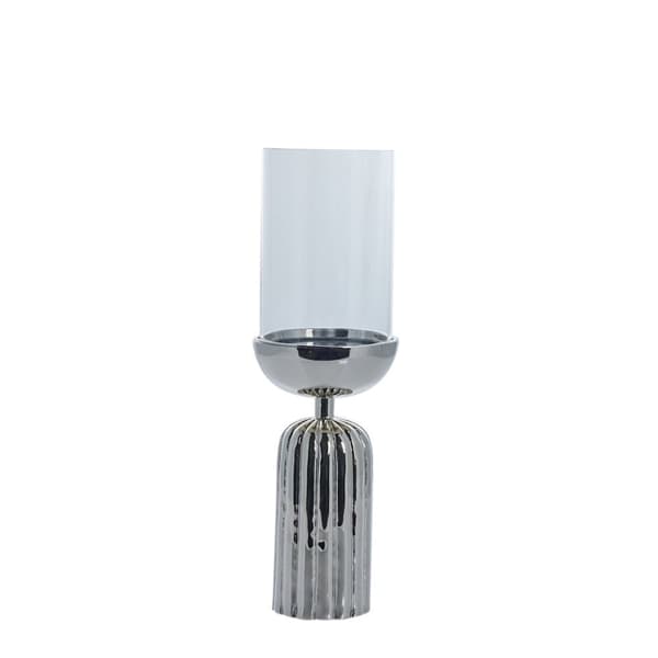 FURNLUX LJUSSTAKE SANDIA SILVER 12CM