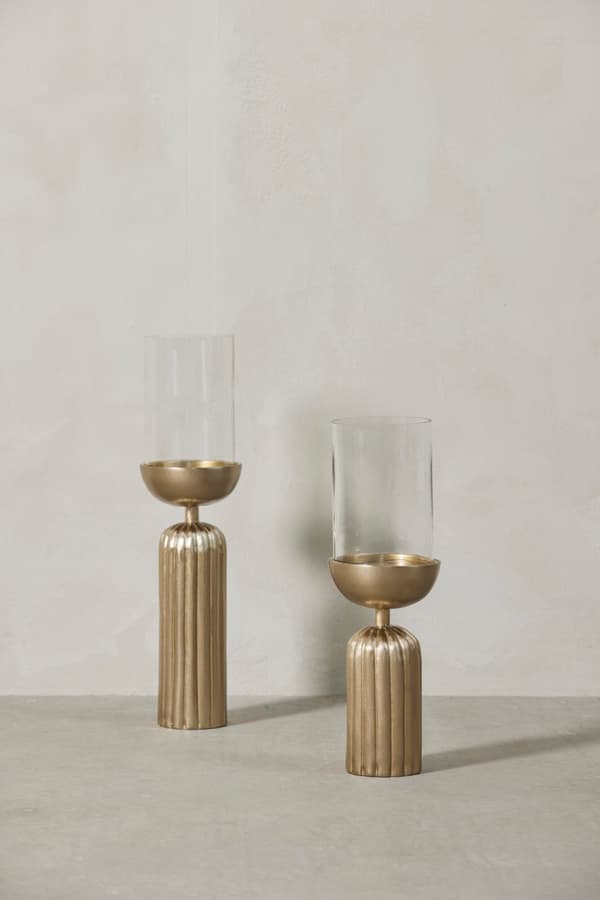 FURNLUX LJUSSTAKE SANDIA GULD 12CM