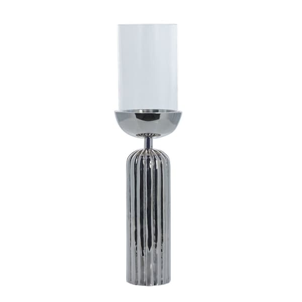 FURNLUX LJUSSTAKE SANDIA SILVER 12CM