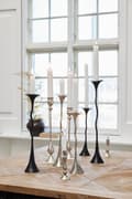 Miniatyrbild 3 av 3: FURNLUX LJUSSTAKE INGRID SILVER 7CM