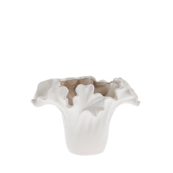 FURNLUX VAS ISOLDE VIT 15CM