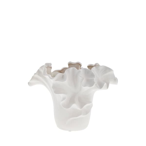 FURNLUX VAS ISOLDE VIT 15CM