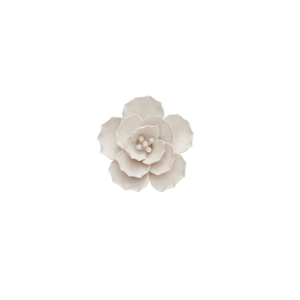 FURNLUX VÄGGKONST FLORIA VIT 11CM