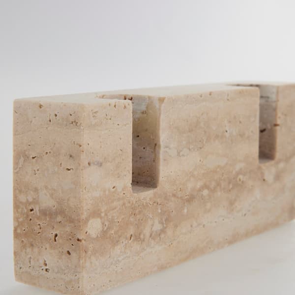 FURNLUX LJUSSTAKE TRAVINA BEIGE 3CM