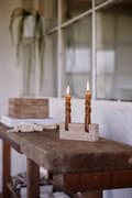 Miniatyrbild 4 av 4: FURNLUX LJUSSTAKE TRAVINA BEIGE 3CM