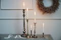 Miniatyrbild 7 av 7: FURNLUX LJUSSTAKE MISELLA SILVER 13CM