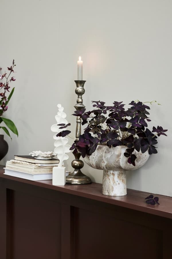 FURNLUX LJUSSTAKE MISELLA SILVER 13CM
