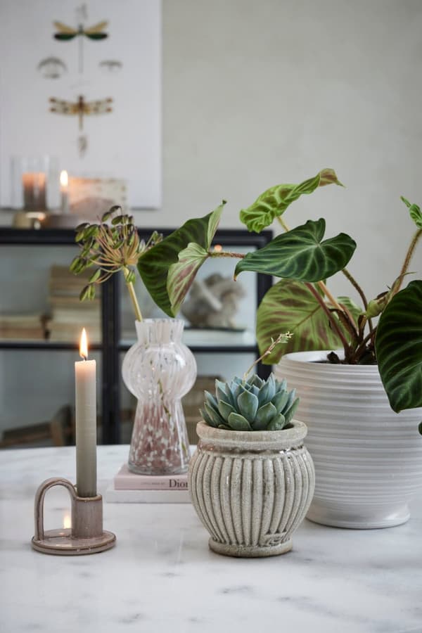 FURNLUX KRUKHÅLLARE CATHARINIA BEIGE 22CM
