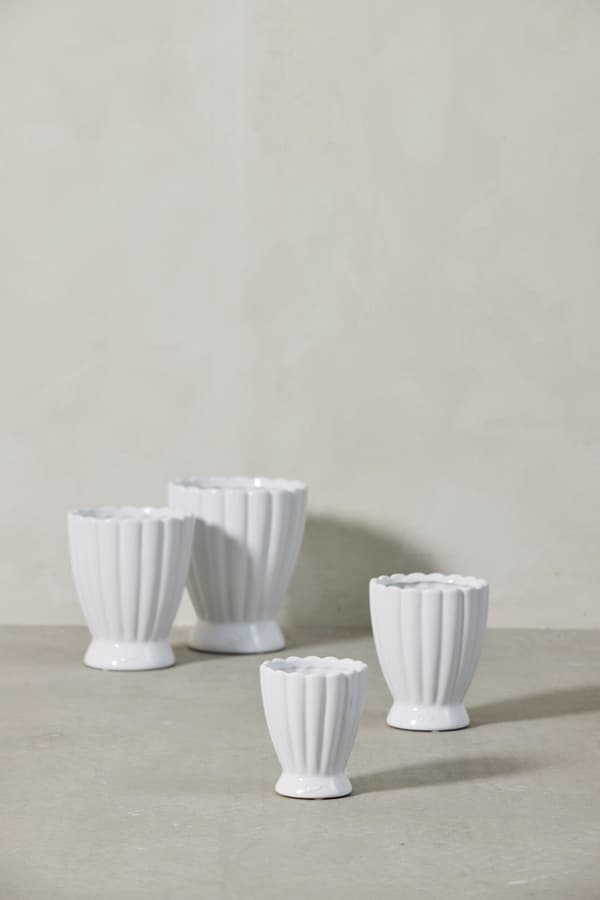 FURNLUX KRUKHÅLLARE SHENELLA VIT 17CM