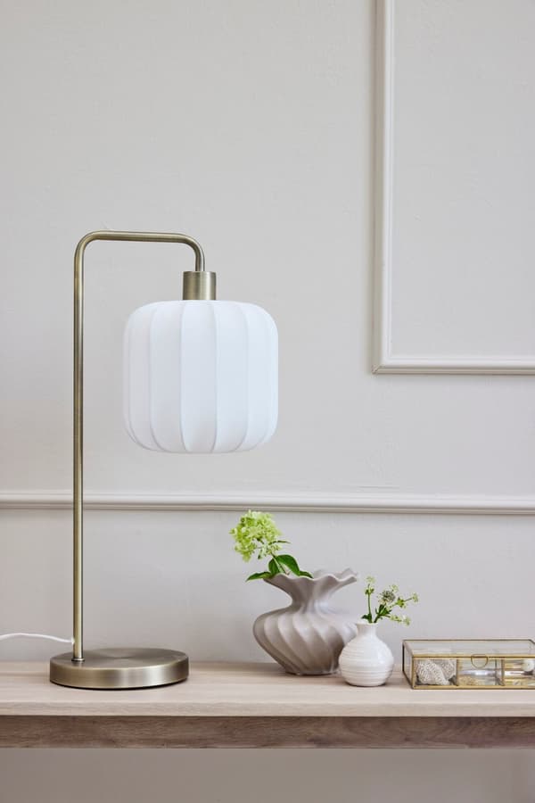 FURNLUX VAS SUSILLE BEIGE 17CM