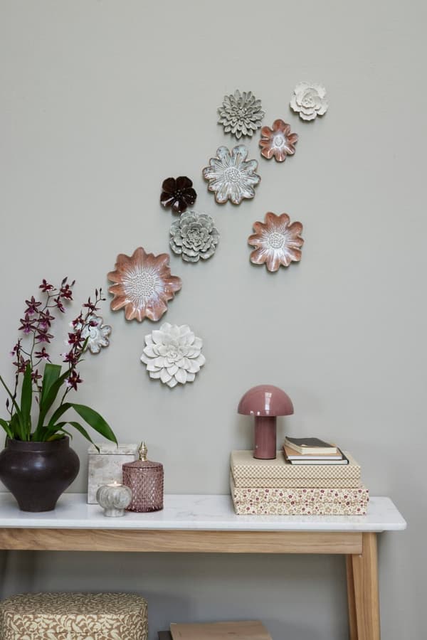 FURNLUX VÄGGKONST FLORILLA VIT 11CM