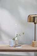 Miniatyrbild 6 av 10: FURNLUX LJUSSTAKE TRAVINA BEIGE 4CM