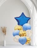 Miniatyrbillede 3 af 4: BALLONER TIL FØDSELSDAG BALLONMIX SÆT 9 DELE BRYLLUPSFEST