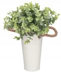 Miniatyrbild 3 av 5: Buxbombladsbukett 38 cm med 11 grenar och konstgjorda blommor