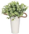 Miniatyrbild 4 av 5: Buxbombladsbukett 38 cm med 11 grenar och konstgjorda blommor