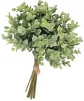Miniatyrbild 2 av 5: Buxbombladsbukett 38 cm med 11 grenar och konstgjorda blommor