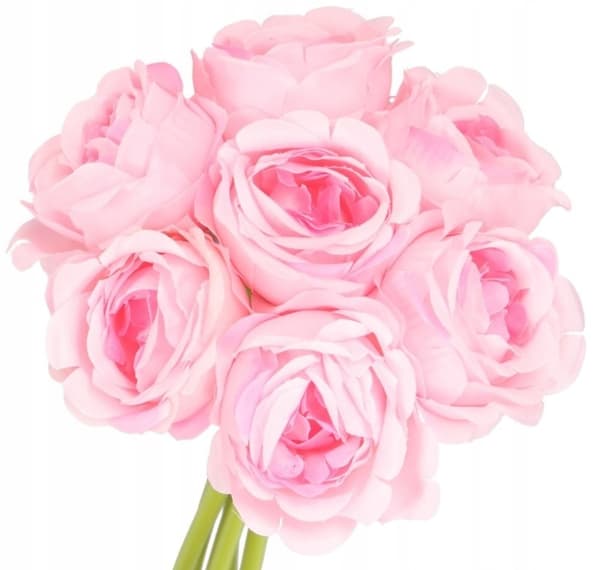 ROS ROSBUKETT TJOCKA KONSTGJORDA BLOMMOR SOM LIVET