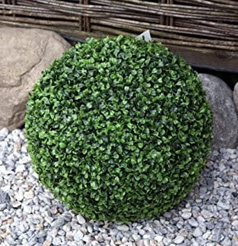 Kunstig buksbomskugle tæt 30 cm