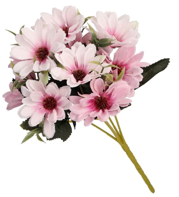 KONSTGJORDA BLOMMOR GYLLENE TJOCK BUKETT STOR
