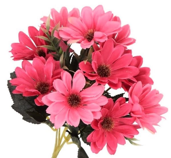 BUKETT MED KONSTGJORDA GYLLENE BLOMMOR 140 LITER 29 CM BUKETTER