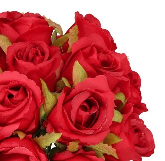 KONSTGJORDA BLOMMOR ROS SILIKONROSOR GUMMIBLOMMOR