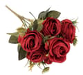 Miniatyrbillede 6 af 6: KUNSTIGE BLOMSTER SOM LIVSBUKET ROSER ROSER GRENE