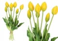 Miniatyrbillede 1 af 6: TULIPANER BUKETT MED TULIPANER GUMMIBELAGTE GUMMISILIKONE-LIKE LIFE 7 STK.