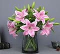 Miniatyrbild 7 av 8: KONSTGJORDA BLOMMOR LILJEGRENAR SOM EN LIVSLILJEBLOMM
